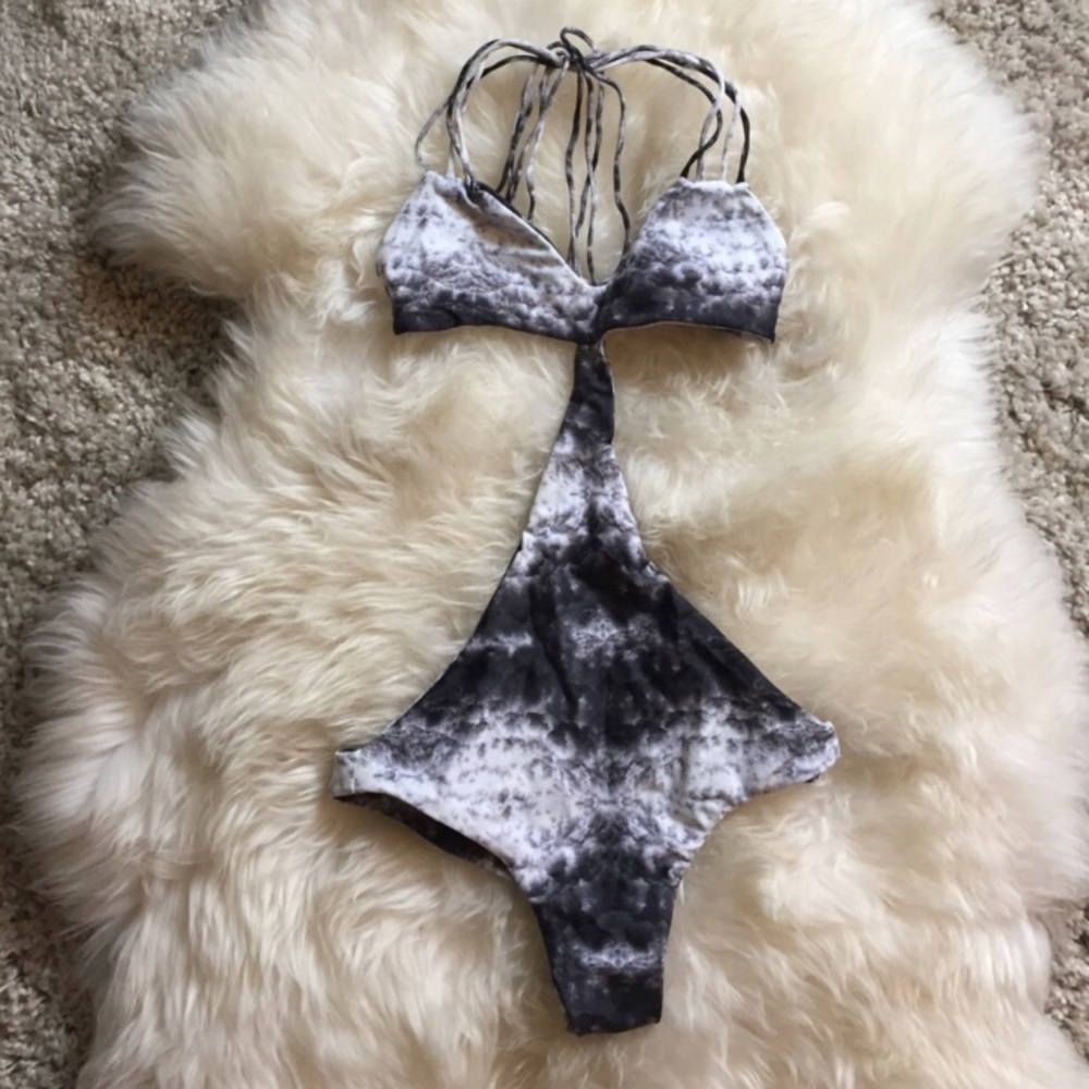 Mikoh one piece monokini Brazilian bikini thong